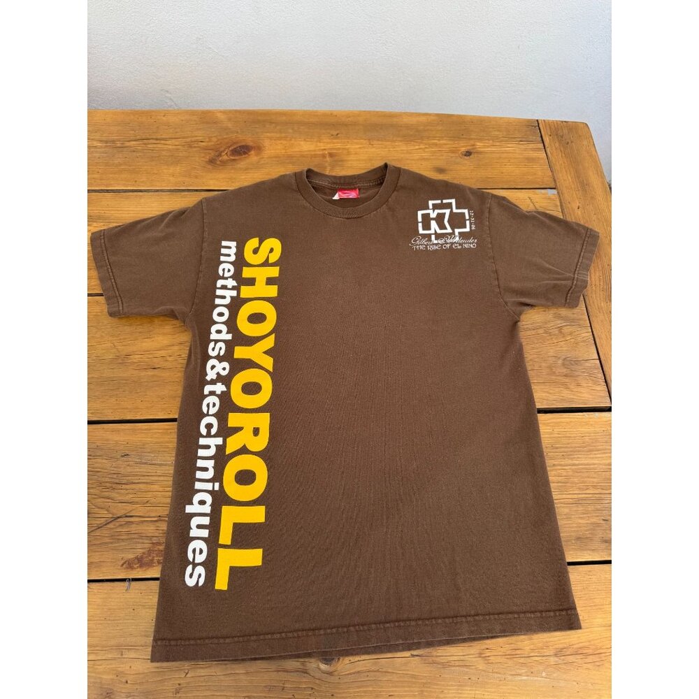 Shoyoroll Gilbert Melendez "Rise Of El Nino" Brown T-Shirt Large 100% Cotton VIN